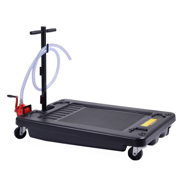8 Hose 17 Gallon Low Profile Portable Oil Drain