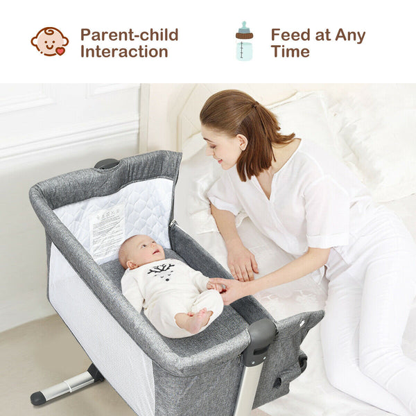 Travel Portable Baby Bed Side Sleeper? Bassinet Crib with Carrying Bag