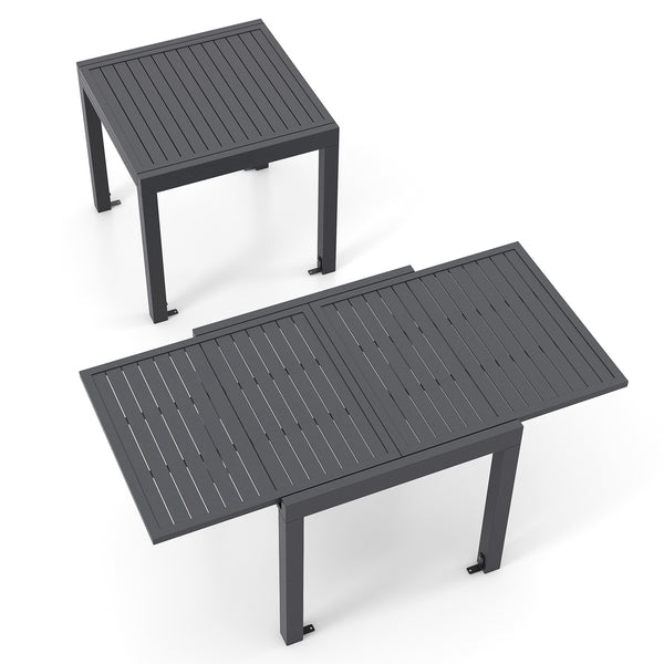 Expandable Patio Dining Table for 4-6 People