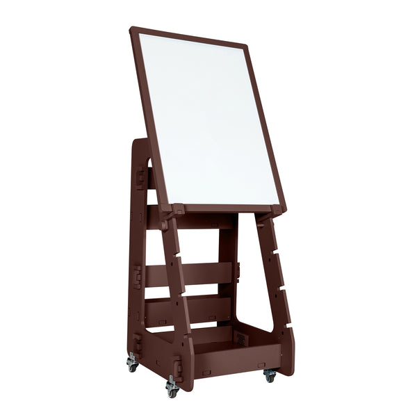 Multifunctional Kids Standing Art Easel with Dry-Erase Board