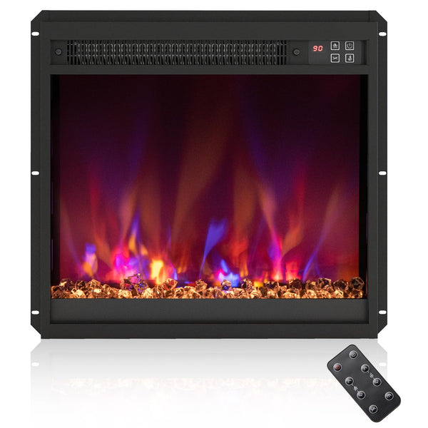 18 Inch 1500W Electric Fireplace Insert with Remote Control