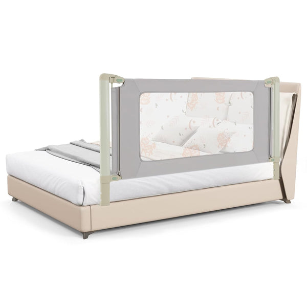 Vertical Lifting Bed Rail for Toddlers with Double Lock